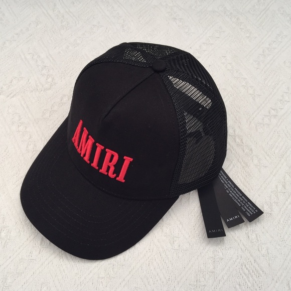AMIRI Accessories - 🧢Brand New 🏖AMIRI Red Letter Black Hat